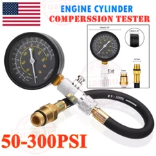 Engine Cylinder Compression Gauge Tester Kit Gas Engine Diagnostic Testing Tool