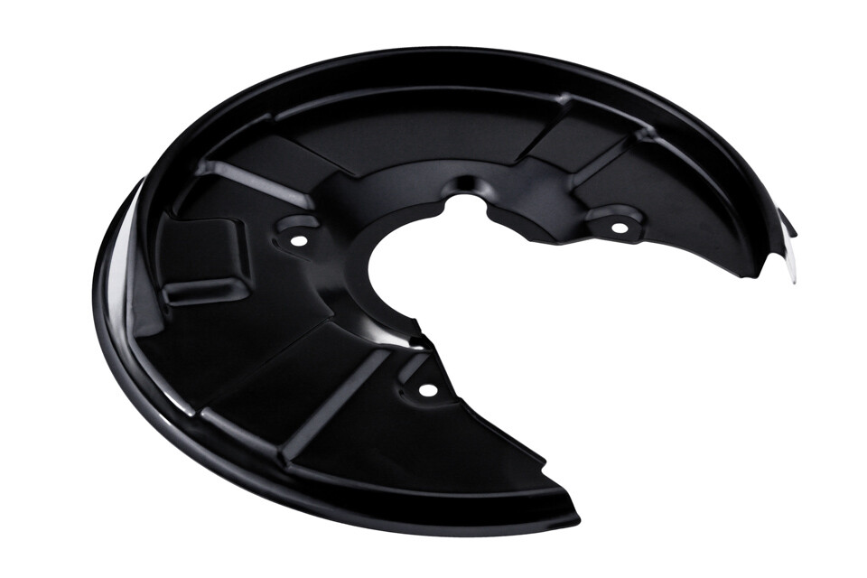 Protecteur de disque arrière gauche pour Audi A4 2000-2008 en acier galvanisé de 245mm