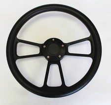 1968 Chevrolet Camaro Black on Black Spokes Steering Wheel 14" 