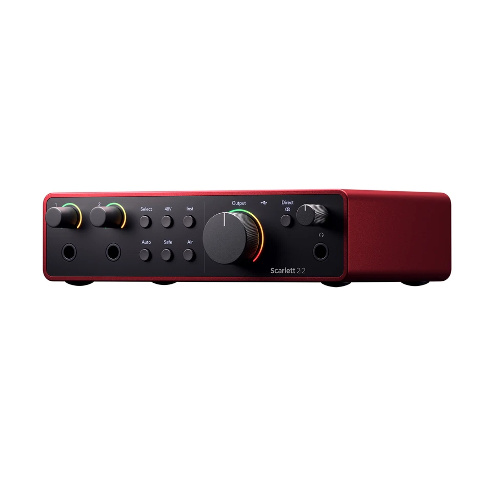Focusrite Scarlett 2i2 Studio 4th Gen USB Audio Interface with Hi-Z Instrument - Image 4 of 4