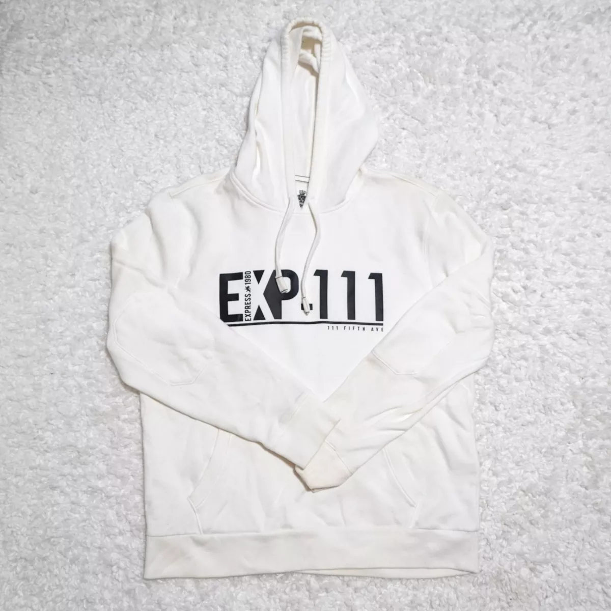 Express clearance white hoodie