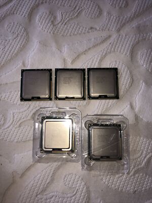 Lot of 4 Intel Xeon E5502 1.86GHz LGA 1366/Socket B 2400Mhz Desktop/Server CPU