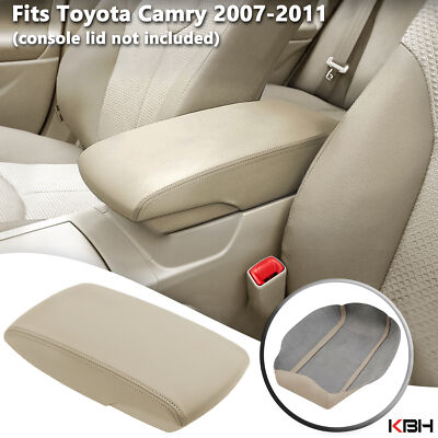 Fits 2007-2011 Toyota Camry Leather Console Lid Center Armrest