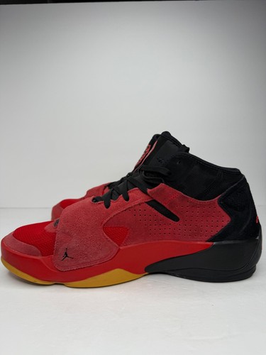 Nike Air Jordan Para Hombres Talla 12 Zion 2 Rojo Gamuza Suela de Goma Zapatos de Baloncesto Tenis - Imagen 5 de 9