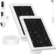 Solar Panel for Ring Camera(2Nd Generation), 2 Pack 5W Solar Panel with 10FT/3M