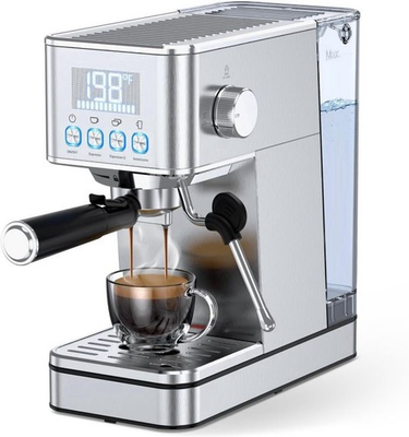 #ad Espresso Machine 20 Bar Stainless Compact Espresso Maker with Steam Milk Fro... $103.00