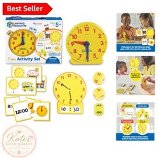 Interactive Teaching Clock Set for Kids   Ideal for Home  Classroom Learning