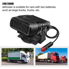Portable Electric Car Heater 12/24V 240W Heating Fan Defogger Defroster Demister