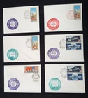 (6) APOLLO~RUSSIA~SPACE MISSION~  COVERS BEAUTIFUL STAMPS (PLEASE SEE PICTURES)