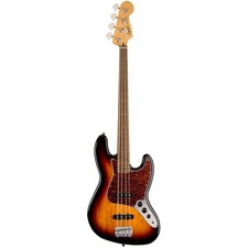 E-Bass fretless Squier Classic Vibe '60s Jazz Bass Fretless 3TS Bass NEU