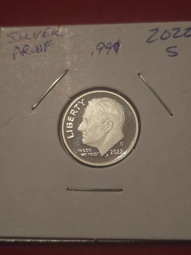 2022 S Roosevelt *99.9% SILVER PROOF* Dime