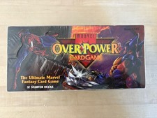 1995 Fleer Marvel OVERPOWER 12 Starter Decks Factory Sealed Trading Card Box