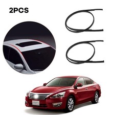 2pcs Roof Drip Molding Trim Weatherstrip Rhlh For 2013-2018 Nissan Altima Sedan