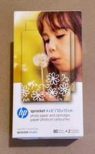 Hp Sprocket Studio 6 x 4 Phot Paper and Cartridges Brand New