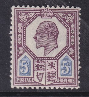 SG243 5d Dull Purple & Ultramarine UNMOUNTED MINT