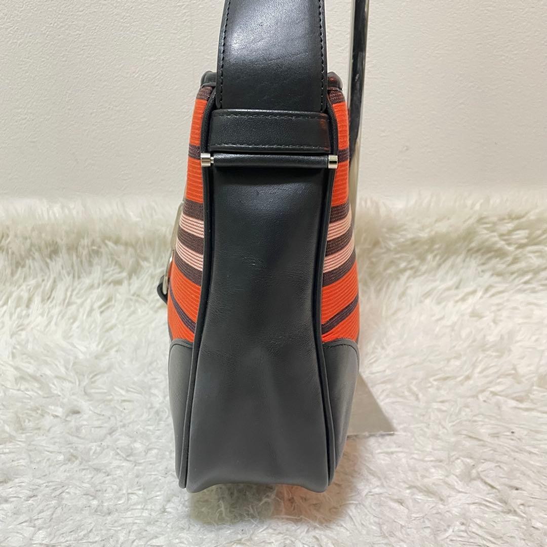 Burberry Blue Label One Shoulder Bag Red Border Canvas Leather Hobo Bag New thumbnail 22