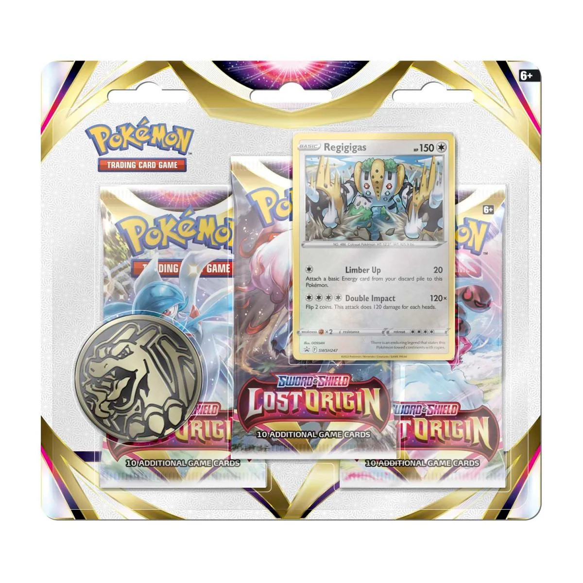 Pokemon TCG Меч и щит - Блистерная упаковка Lost Origin - 3 бустера 10790₽