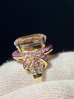 14Kt Gold ring,Kunzite,Pink Sapphires and Diamonds W Insur.Replacement Appraisal — photo 5