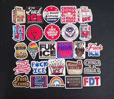 Anti Trump Vinyl Stickers No Kings Not My President Abolish Maga Decal F-Trump