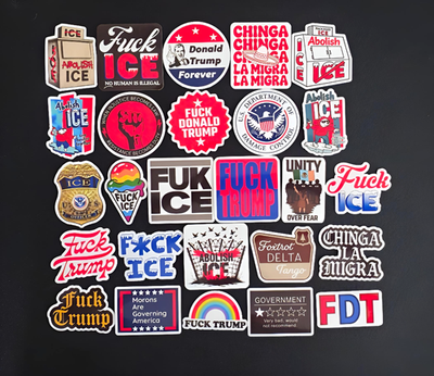 #ad #ad Anti Trump Vinyl Stickers No Kings Not My President Abolish Maga Decal F Trump $3.00