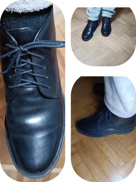 Men Galizio Torresi Boots Black Leather 41.5