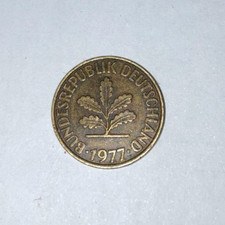 10 pfennig Münze BRD 1977 - D