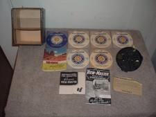 RARE Sawyer's View Master Speckled Model A in Original Box w/Paperwork 6 Reels