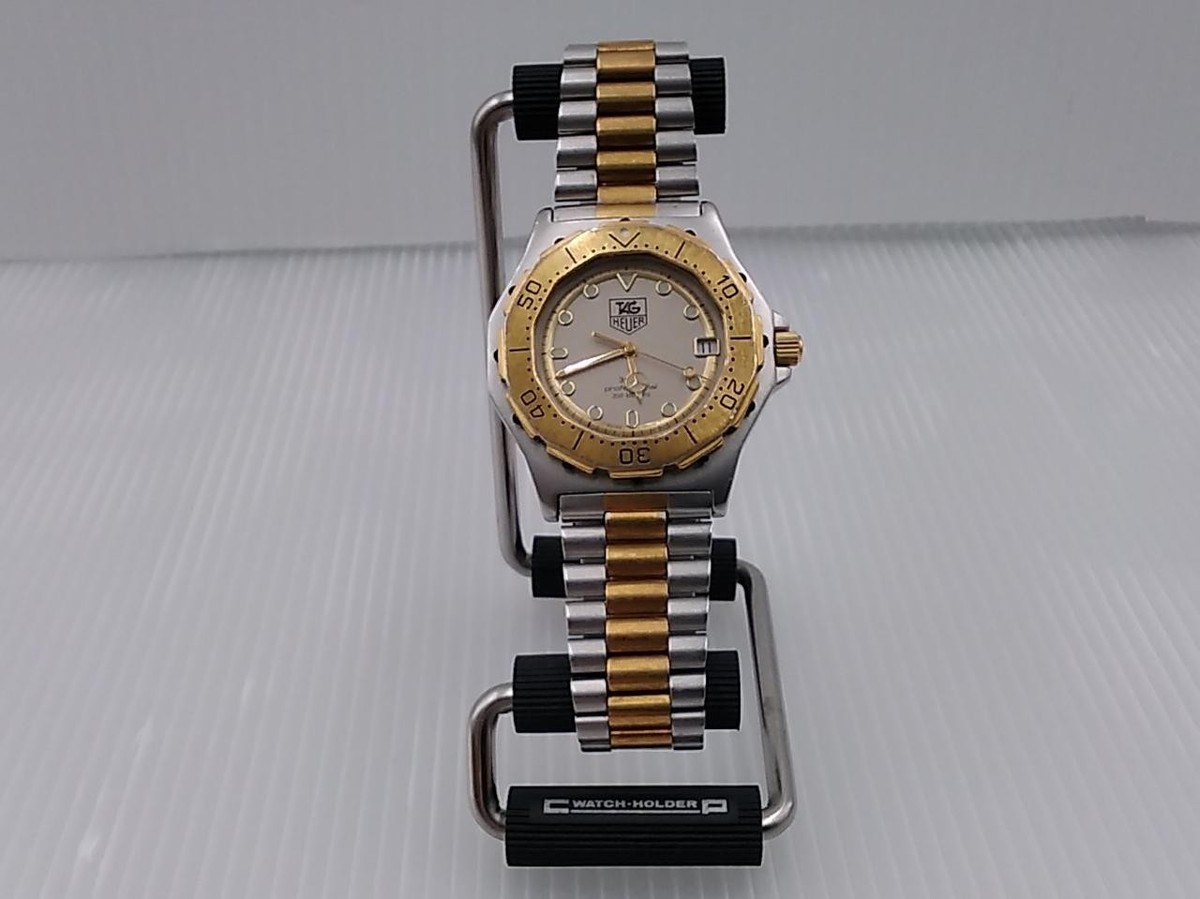 ジャンク　TAG Heuer プロフェッショナル934.206 ゴールド TAG HEUER】タグホイヤー プロフェッショナル3000 デイト
