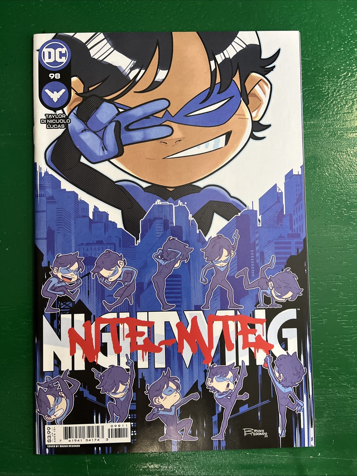 Nightwing #98 Bruno Redondo cover A variant NM 2022 Nite-Mite Taylor Di Nicuolo