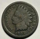 1864 Indian Head Cent Bronze — Circulated 🔥 Better Date