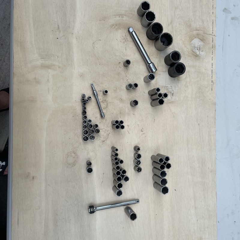 Craftsman USA Socket Lot 70pc SAE/Metric Deep/Shallow 1/4",3/8",1/2" Drive mix