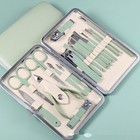 18-Piece Stainless Steel Manicure Pedicure Clippers Scissors Implement Set Tools
