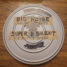 Rare Vintage 1944 "Big Noise" Laurel and Hardy Super 8 Silent Film