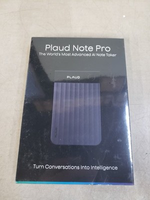 Plaud Note Pro Empowered AI Voice Recorder Magnetic Case in Black PN0300 Sealed