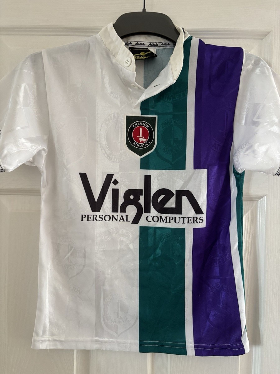 Maillot De Match Charlton Athletic 1992/93 – Extérieur – Taille S – Porté En Match – Go-Klass
