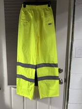 Yellow Safety Pants Size Medium Preowned Good Condition