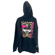 Buc-ee's Youth Large Hoodie Black Logo Beaver Graphic Sweatshirt YL