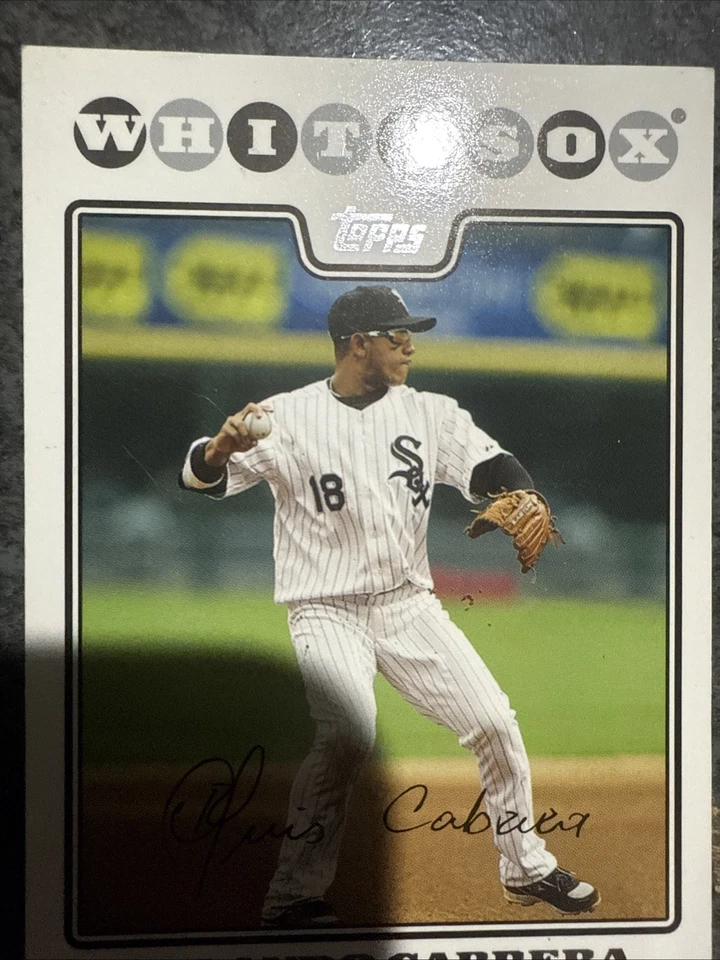 2008 Topps Orlando Cabrera Auto Signed White Sox - Image 3 of 4