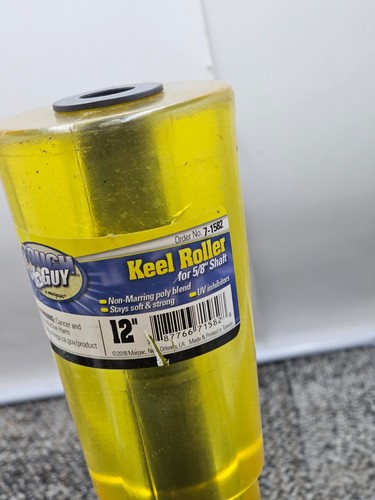 Marpac 7-1582 Keel Roller 12" Poly Blend Shaft 5/8" Boat Hull Trailer Marine - Foto 3 di 5