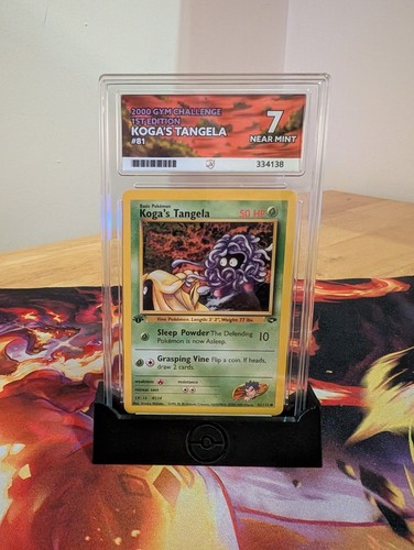 Koga's Tangela (1st Edition) graded ACE 7 for sale on eBay