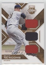 2016 Elite Extra Edition Triple Materials Holo Gold 92/99 Sean Newcomb 0pm