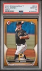 2023 Bowman Draft Paul Skenes #BD14 Gold 22/50 PSA 10