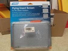 Camco WH500 Flying Insect Screen for RV Water Heater Vents NEW 6" x 8 1/2"