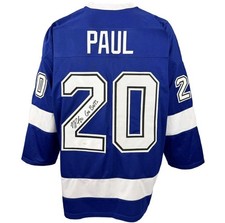 Nick Paul autographed signed inscribed jersey NHL Tampa Bay Lightning JSA COA