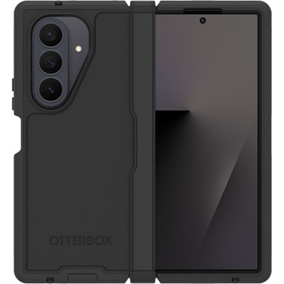 Case For Samsung Galaxy Z Fold 6 OtterBox Defender Series Case, Black