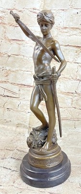 Antonin Mercie - David With the Head of Goliath -Bronze Sculpture Home Decor
