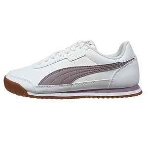 Image of Women's Puma Turino II Puma White-Plum Jam-Silver (403041 26)
