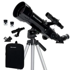 Celestron Travel Scope 70 Portable Refractor Telescope – 70mm Aperture Fully-...