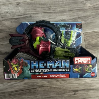 He-Man and the Masters of the Universe Trap Jaw Cycle Power Attack Action Figure