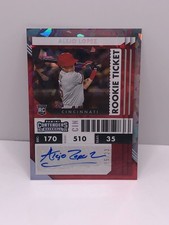 Alejo Lopez 2022 Chronicles Contenders Rookie Ticket RC Auto Cracked Ice #15/23